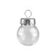 Glob decorabil ø4 cm - Transparent (60 Bucăți)