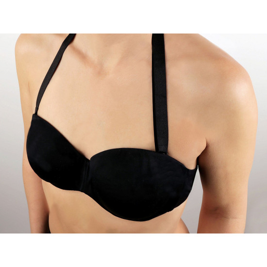 Bretele pentru sutien jurul gâtului lățime 15 mm - Negru (4 Bucăți) Bretele pentru sutien jurul gâtului lățime 15 mm - Negru (4 Bucăți)