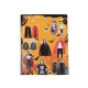 Manta de carnaval cu gluga - Negru (1 Set) Manta de carnaval cu gluga - Negru (1 Set)