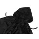 Manta de carnaval cu gluga - Negru (1 Set) Manta de carnaval cu gluga - Negru (1 Set)