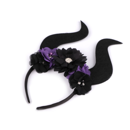 Costum de carnaval - regina magiei negre - Violet (1 Set) Costum de carnaval - regina magiei negre - Violet (1 Set)