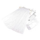 Costum de carnaval - printesa, cu mantie de tul - Alb (3 Seturi) Costum de carnaval - printesa, cu mantie de tul - Alb (3 Seturi)