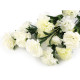 Buchet de garoafe artificiale - Crem deschis (3 Bucăți) Buchet de garoafe artificiale - Crem deschis (3 Bucăți)