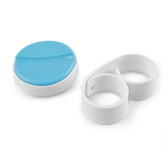 Magnet de mana pentru ace - Albastru azur (5 Bucăți) Magnet de mana pentru ace - Albastru azur (5 Bucăți)