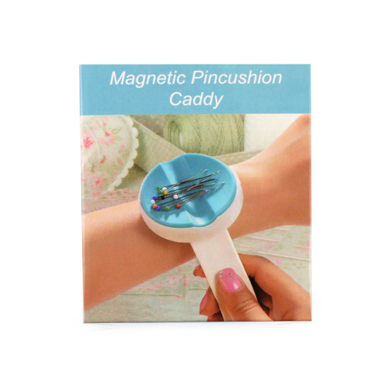 Magnet de mana pentru ace - Albastru azur (5 Bucăți) Magnet de mana pentru ace - Albastru azur (5 Bucăți)