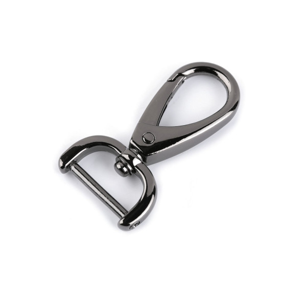 Carabina metalica cu șurub 19 mm - Nichel negru (30 Bucăți) Carabina metalica cu șurub 19 mm - Nichel negru (30 Bucăți)