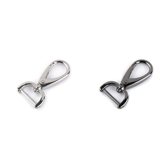 Carabina metalica cu șurub 19 mm - Nichel negru (30 Bucăți) Carabina metalica cu șurub 19 mm - Nichel negru (30 Bucăți)