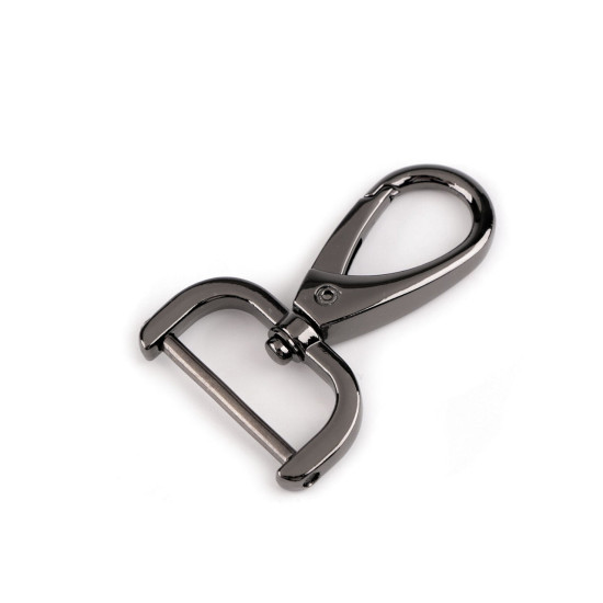 Carabina metalica cu șurub 26 mm - Nichel negru (10 Bucăți) Carabina metalica cu șurub 26 mm - Nichel negru (10 Bucăți)