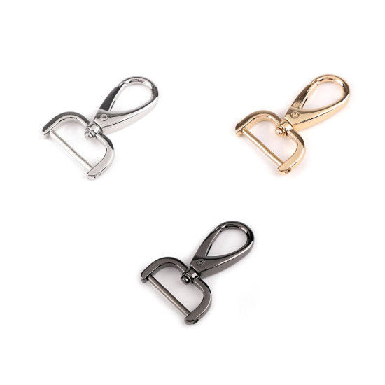 Carabina metalica cu șurub 26 mm - Nichel negru (10 Bucăți) Carabina metalica cu șurub 26 mm - Nichel negru (10 Bucăți)