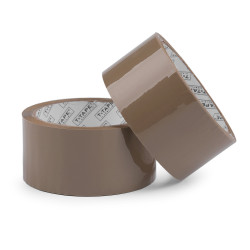 Bandă de ambalare adezivă / hotmelt lățime 48 mm - Maro (1 Bucată)