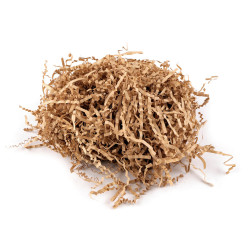 Hartie decorativa iarba 30 g ondulata - Maro natural (1 Sac)