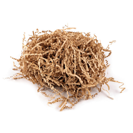 Hartie decorativa iarba 30 g ondulata - Crem deschis (3 Saci)