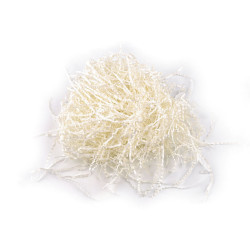 Iarba de hartie decorativa 1 kg - Crem deschis (1 Sac)