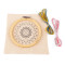 Kit de broderie cu motiv preimprimat, mandala - Conform imaginii (3 Seturi)
