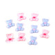 Ursuleț din silicon 3d de lipit mix de culori - Mix (10 Bucăți) Ursuleț din silicon 3d de lipit mix de culori - Mix (10 Bucăți)