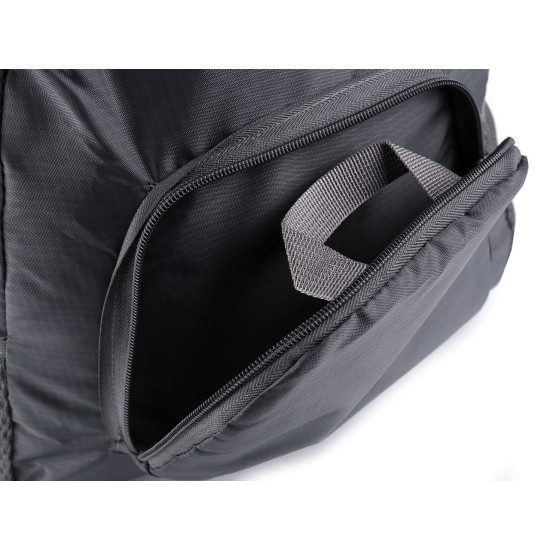 Rucsac usor pliabil 37x41 cm - Negru (1 Bucată) Rucsac usor pliabil 37x41 cm - Negru (1 Bucată)