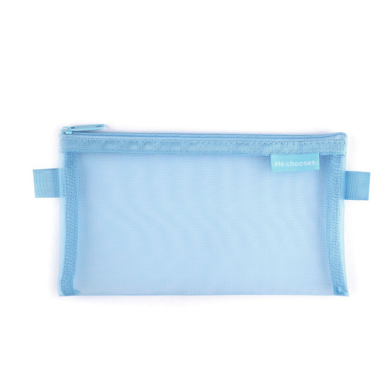 Etui / portofel plasa 20x12 cm - Albastru deschis (1 Bucată) Etui / portofel plasa 20x12 cm - Albastru deschis (1 Bucată)