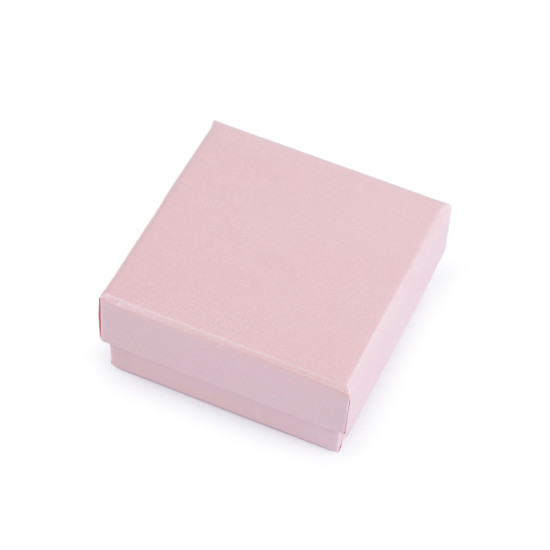 Cutie de bijuterii 7x7 cm - Roz pudrat (36 Bucăți) Cutie de bijuterii 7x7 cm - Roz pudrat (36 Bucăți)