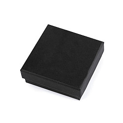 Cutie de bijuterii 9x9 cm - Negru (1 Bucată)