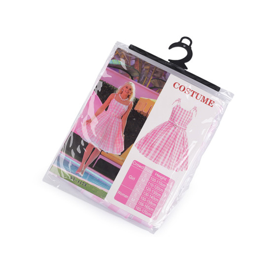 Costum de carnaval barbie - femei - Roz deschis (2 Bucăți) Costum de carnaval barbie - femei - Roz deschis (2 Bucăți)