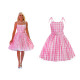 Costum de carnaval barbie - fete - Roz deschis (2 Bucăți) Costum de carnaval barbie - fete - Roz deschis (2 Bucăți)
