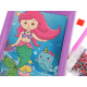 Pictura cu diamant cu rama, set creativ - Culoare aleatorie (1 Set)