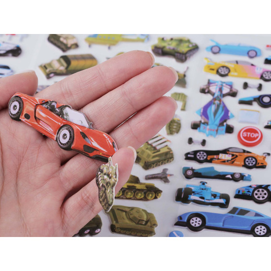 Autocolante 3d mașini - Conform imaginii (1 Card)
