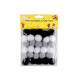 Pompoane mix culori ø20 mm - Roz (1 Sac) Pompoane mix culori ø20 mm - Roz (1 Sac)