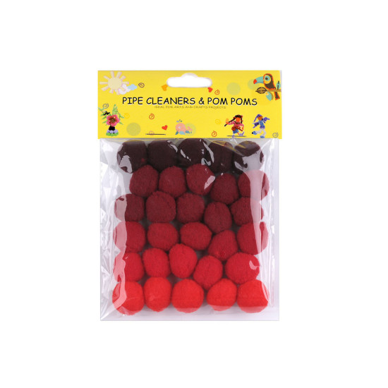 Pompoane mix culori ø20 mm - Roz (1 Sac) Pompoane mix culori ø20 mm - Roz (1 Sac)