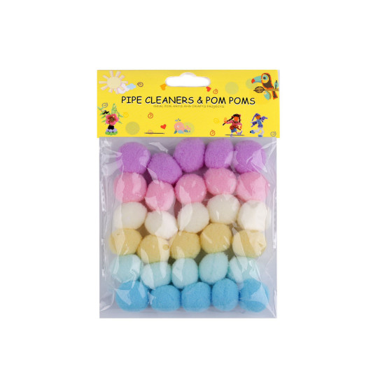 Pompoane mix culori ø20 mm - Roz (1 Sac) Pompoane mix culori ø20 mm - Roz (1 Sac)