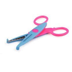 Foarfece pentru copii, lungime 13 cm - Albastru azur (1 Bucată)