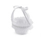 Mini cosulet satinat de nunta pentru domnisoare de onoare - Alb (3 Bucăți) Mini cosulet satinat de nunta pentru domnisoare de onoare - Alb (3 Bucăți)