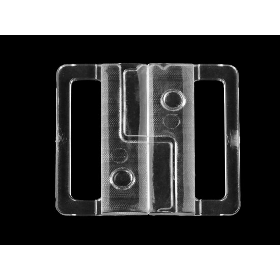 Inchizatoare sutien latime 25 mm - Transparent (10 Perechi) Inchizatoare sutien latime 25 mm - Transparent (10 Perechi)
