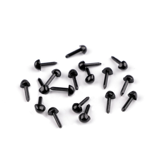 Nas pentru figurine 4x5 mm - Negru (480 Bucăți) Nas pentru figurine 4x5 mm - Negru (480 Bucăți)