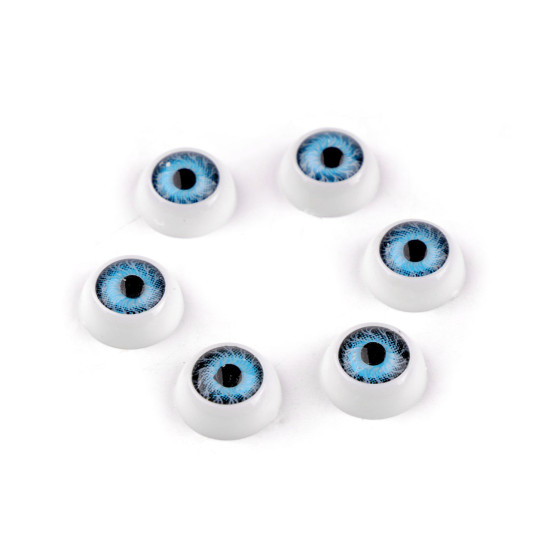 Ochi din plastic ø12 mm - Albastru delta (120 Bucăți) Ochi din plastic ø12 mm - Albastru delta (120 Bucăți)