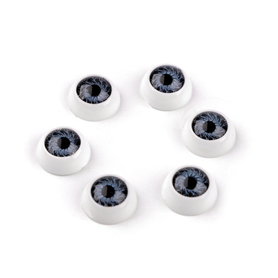 Ochi din plastic ø12 mm - Albastru delta (120 Bucăți) Ochi din plastic ø12 mm - Albastru delta (120 Bucăți)