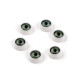 Ochi din plastic ø12 mm - Albastru delta (120 Bucăți) Ochi din plastic ø12 mm - Albastru delta (120 Bucăți)