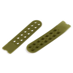 Banda de fixare / scurtator pentru sepci latime de 20 mm - Verde kaki (10 Perechi)