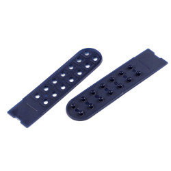 Banda de fixare / scurtator pentru sepci latime de 20 mm - Albastru închis (10 Perechi)