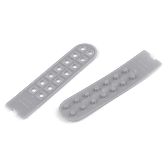 Banda de fixare / scurtator pentru sepci latime de 20 mm - Albastru închis (10 Perechi)