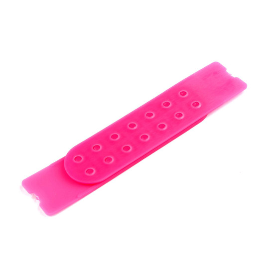 Banda de fixare / scurtator pentru sepci latime de 20 mm - Albastru închis (10 Perechi)