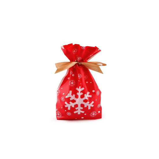Săculeț cu panglică din satin 12x17,5 cm - Roșu (50 Bucăți) Săculeț cu panglică din satin 12x17,5 cm - Roșu (50 Bucăți)