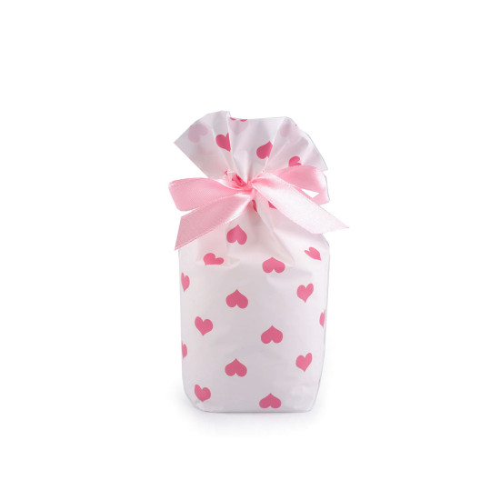 Saculet cu panglica 12x17,5 cm - Alb (50 Bucăți) Saculet cu panglica 12x17,5 cm - Alb (50 Bucăți)