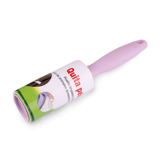 Rolă de curățare textile autoadezivă - Mov deschis (12 Bucăți)