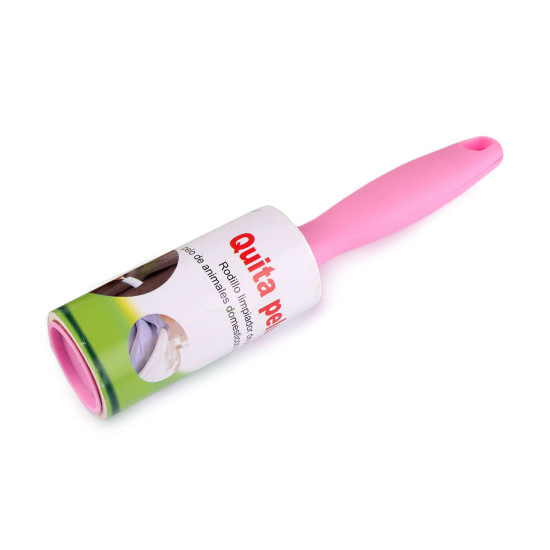 Rolă de curățare textile autoadezivă - Mov deschis (12 Bucăți)