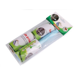 Rolă de curățare textie autoadezivă + 2 rezerve de rezervă - Albastru deschis (1 Set)