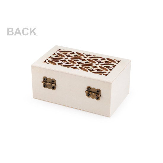 Cutie de lemn decorabila - Natur (1 Bucată) Cutie de lemn decorabila - Natur (1 Bucată)
