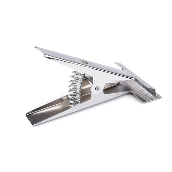Clip metalic pentru țesături 8 cm - Nichel (3 Bucăți) Clip metalic pentru țesături 8 cm - Nichel (3 Bucăți)