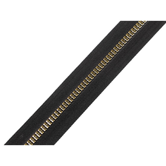 Fermoar plastic no 5 metraj - Negru (1 Metru) Fermoar plastic no 5 metraj - Negru (1 Metru)