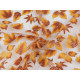 Organza cu sclipici - Orange-yellow (1 Metru)